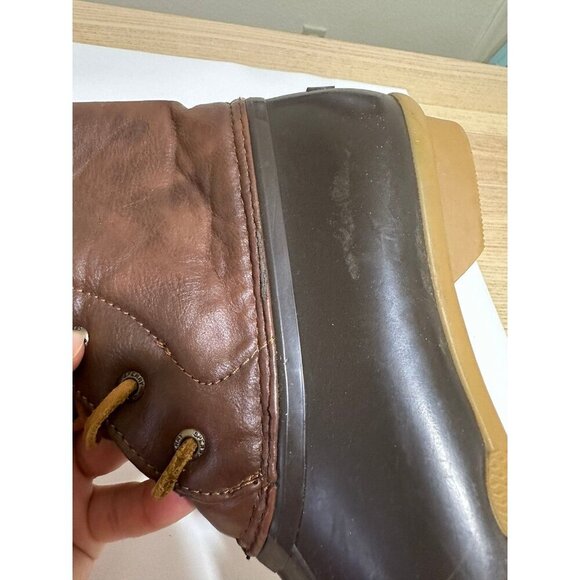 Sperry Top-Sider Youth Saltwater Duck Boots Size 6.0 - Picture 8 of 9